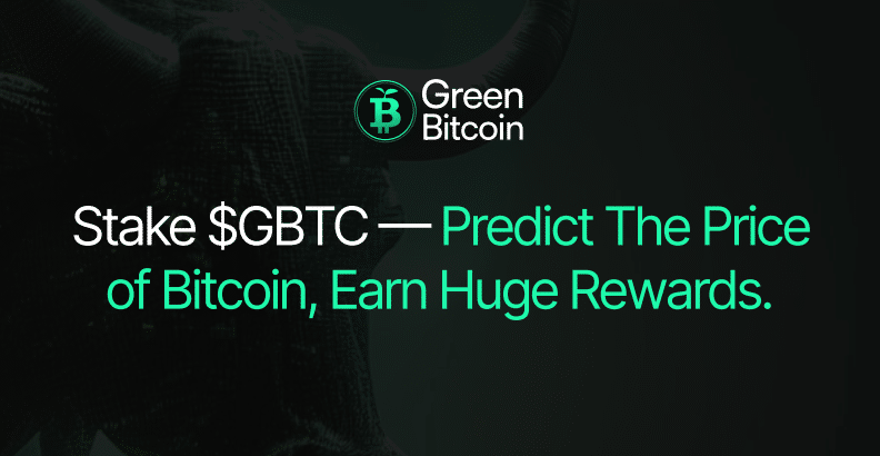  Green Bitcoin (GBTC) Stuns Crypto Community With Its Predict-To-Earn Feature, Presale Heating Up