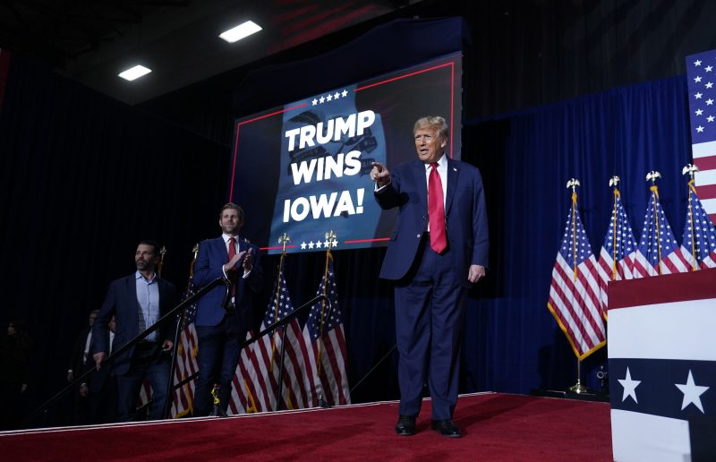  Trump was declared the winner in Iowa before many even cast their votes