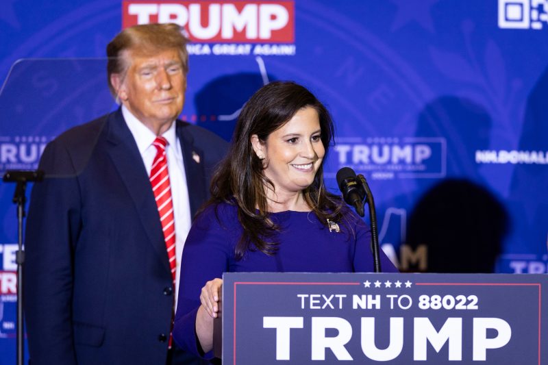  Elise Stefanik generates VP speculation as she campaigns with Trump