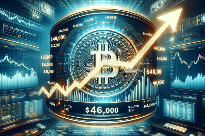  Bitcoin Price Climbs Above $46,000 with Support from Latest ETF Inflows