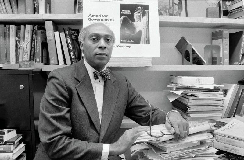  Charles V. Hamilton, scholar who helped define ‘Black Power’, dies at 94