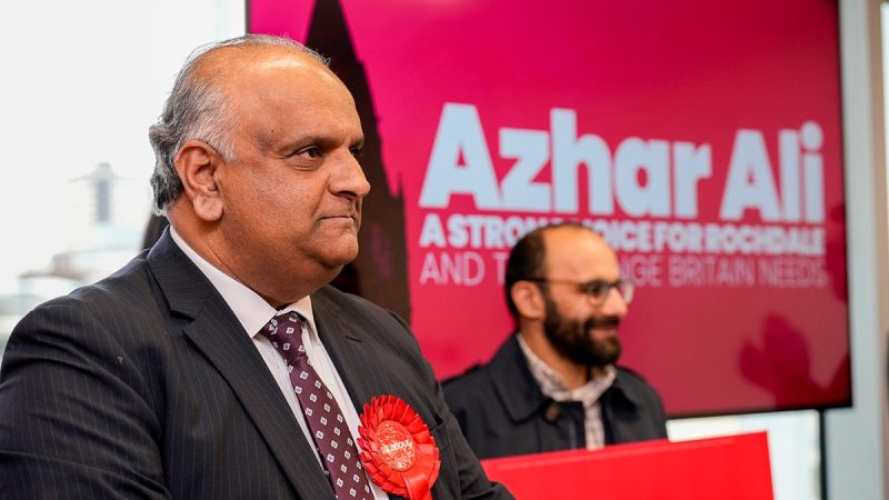  UK’s Rochdale candidate loses Labour Party backing over antisemitic remarks but remains on ballot