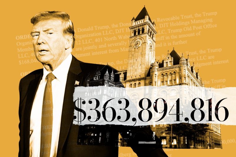  How Justice Engoron’s numbers add up for Trump’s penalty in the N.Y. fraud trial