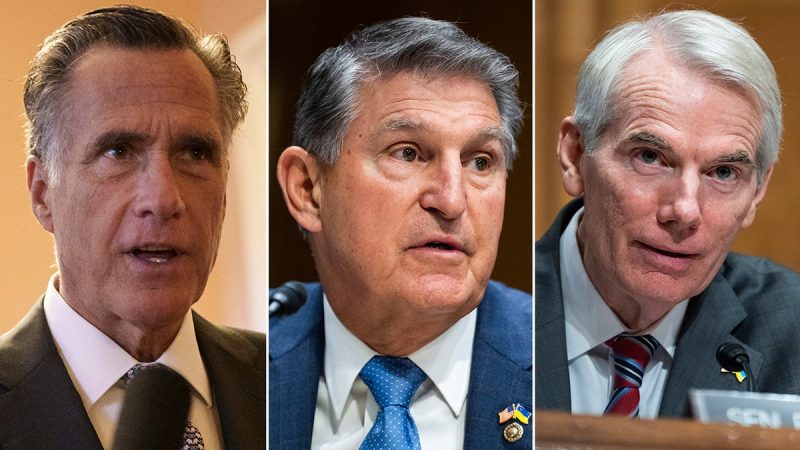  Joe Manchin suggests Mitt Romney, Rob Portman as potential running mates as he flirts with third-party ticket