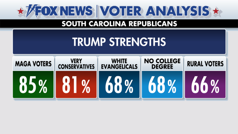  Fox News Voter Analysis: Trump Bests Haley in Her Home State