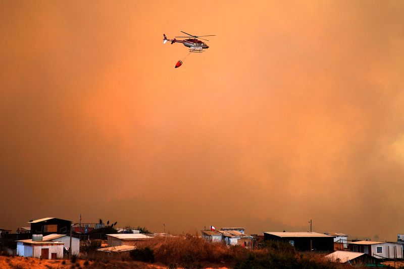  More than 120 killed by raging wildfires in Chile as authorities warn toll will rise