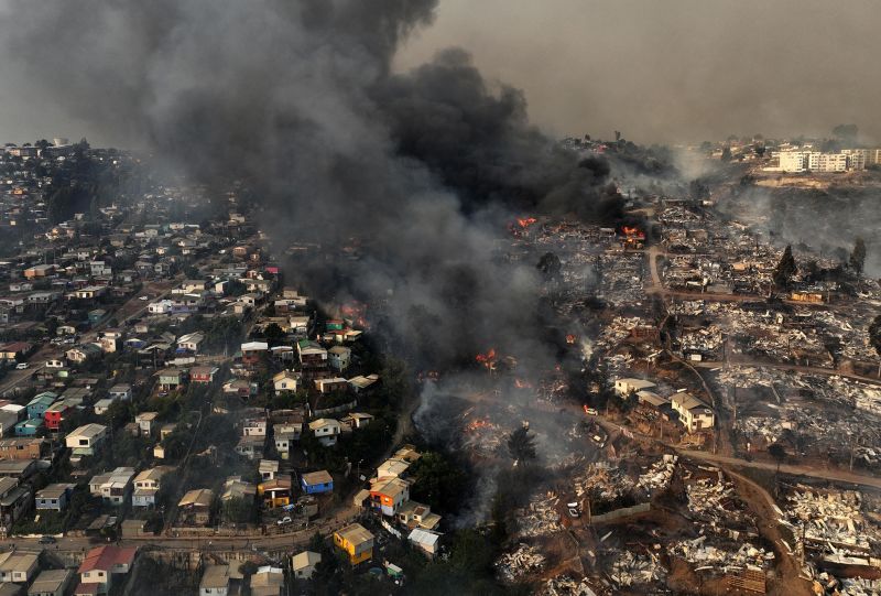  Wildfires that are turning neighborhoods to ash are likely Chile’s deadliest on record, UN agency says