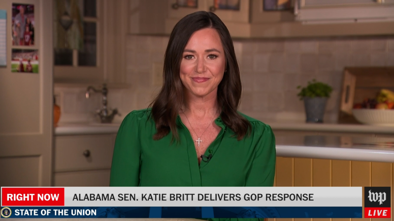  Katie Britt’s kitchen-table rebuttal to State of the Union baffles GOP