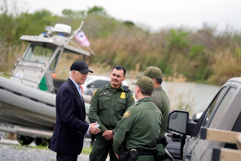  Biden and Trump trade accusations at southern border