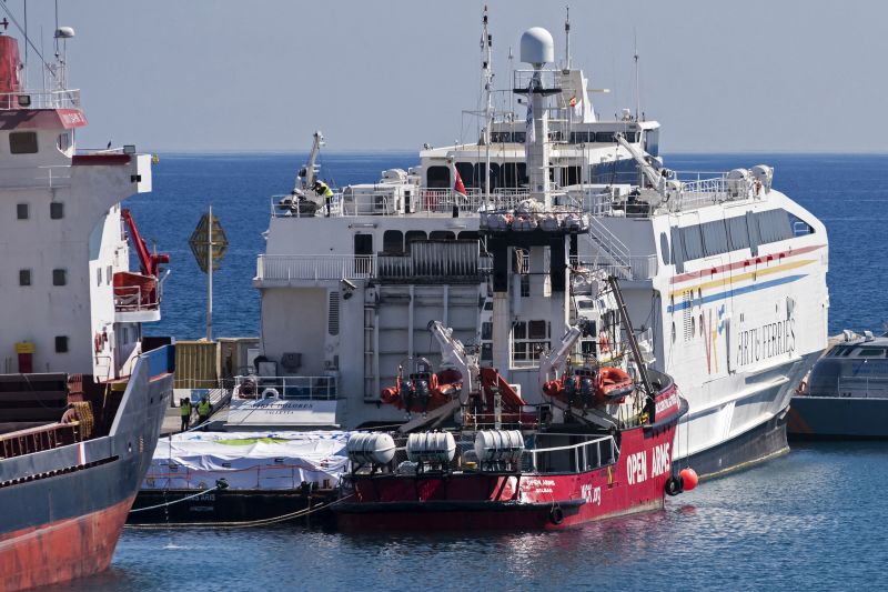  Ship carrying aid to Gaza departs from Cyprus, World Central Kitchen says