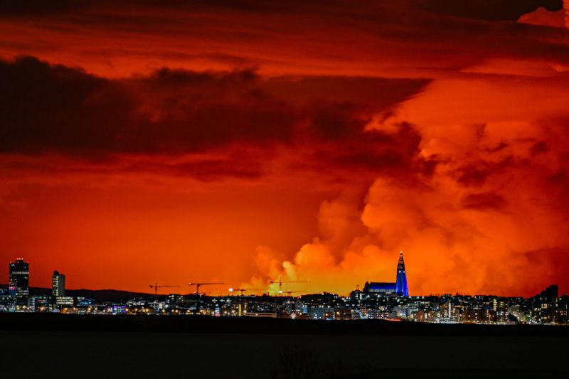  Iceland volcano erupts, prompting evacuation of Blue Lagoon, says public broadcaster