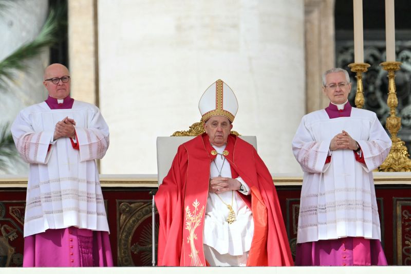 Pope Francis skips homily at Palm Sunday Mass in rare move Infinite