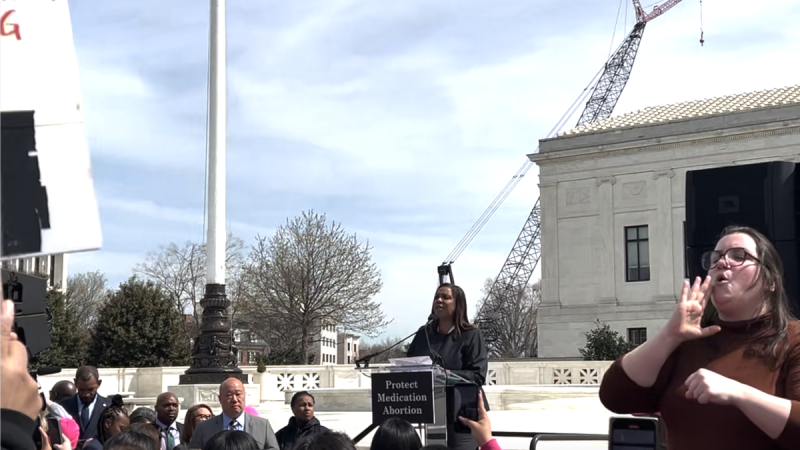  Letitia James rallies pro-choice crowd outside Supreme Court: ‘March to the polls’