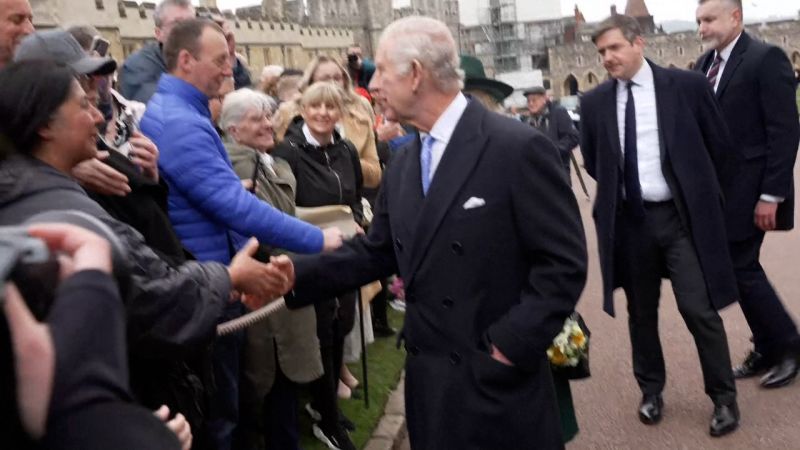  King Charles attends Easter church service in most significant public appearance since cancer diagnosis