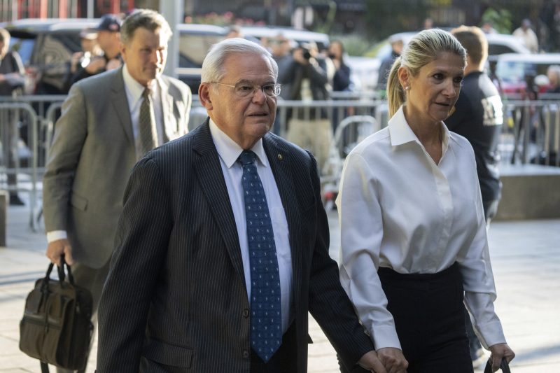  Menendez’s legal strategy may include blaming his wife, unsealed document says