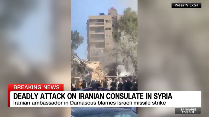  Iran vows revenge as it accuses Israel of deadly airstrike on Syria consulate in deepening Middle East crisis