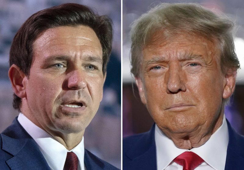  Trump and DeSantis meet privately in Florida