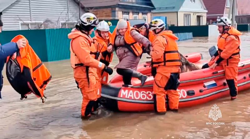  Russian dam bursts forcing thousands to evacuate in flood-hit southern region