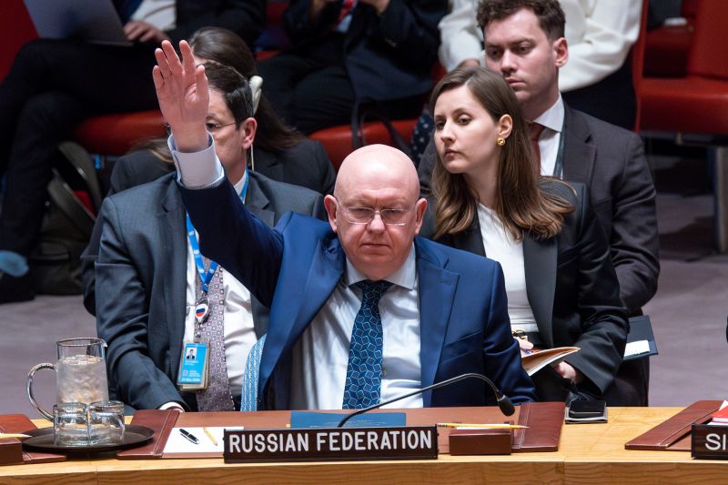  Russia vetoes US-backed UN resolution to ban nuclear weapons in space