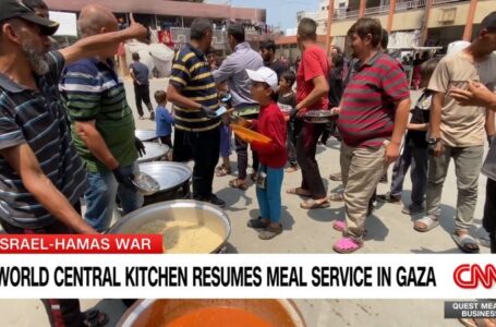 ‘Their food makes people feel that they are at home.’ World Central Kitchen serves meals in Gaza again