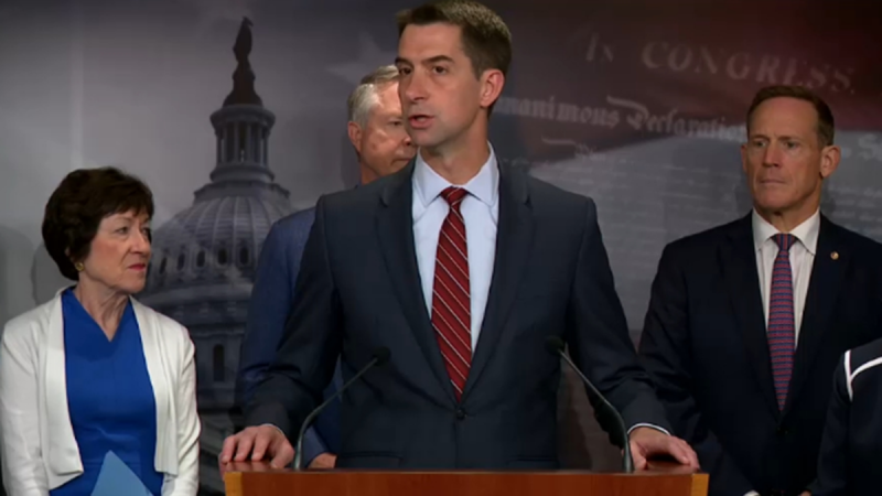  Israel-Hamas war would ‘probably already been over’ if Trump were president, Sen. Tom Cotton says