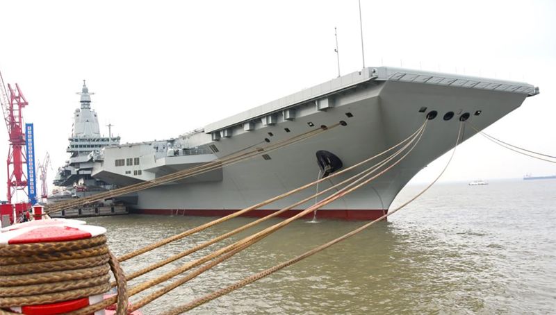  China’s newest aircraft carrier heads to sea for first time