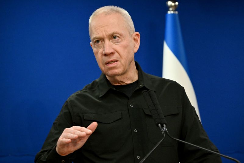  Israel defense chief says he would oppose ‘Israeli military rule’ in Gaza