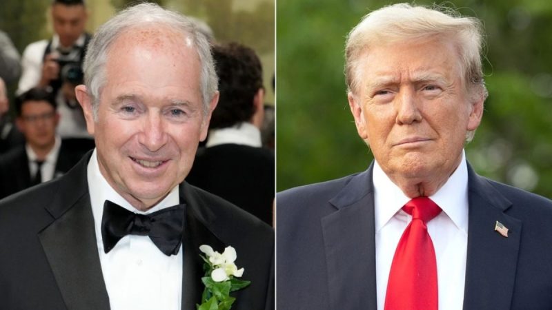  Billionaire CEO Schwarzman changes course and backs Trump citing rising antisemitism as top concern