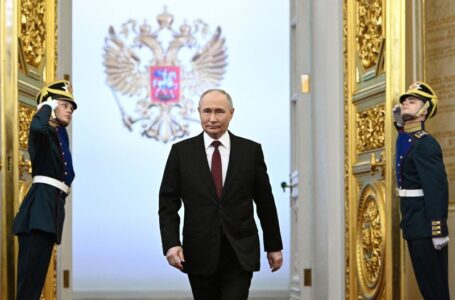 Putin inaugurated as president for fifth term with Russia under tight grip