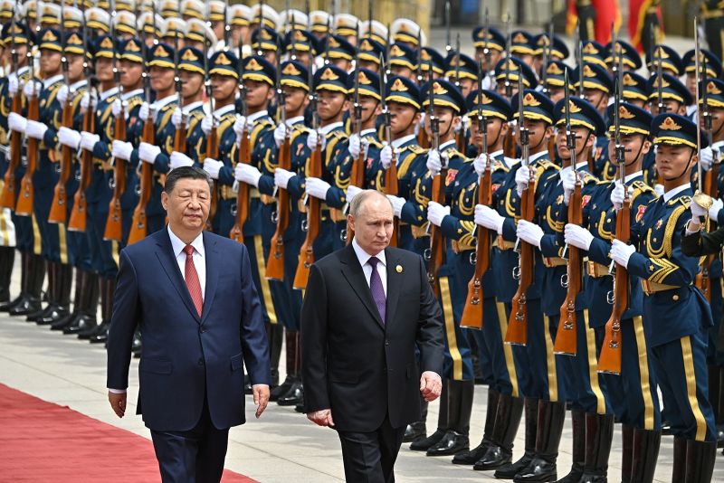  China’s Xi Jinping rolls out red carpet for close friend Putin in strong show of unity