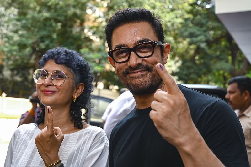  Bollywood and billionaires: India’s rich and famous cast their vote in the world’s largest election