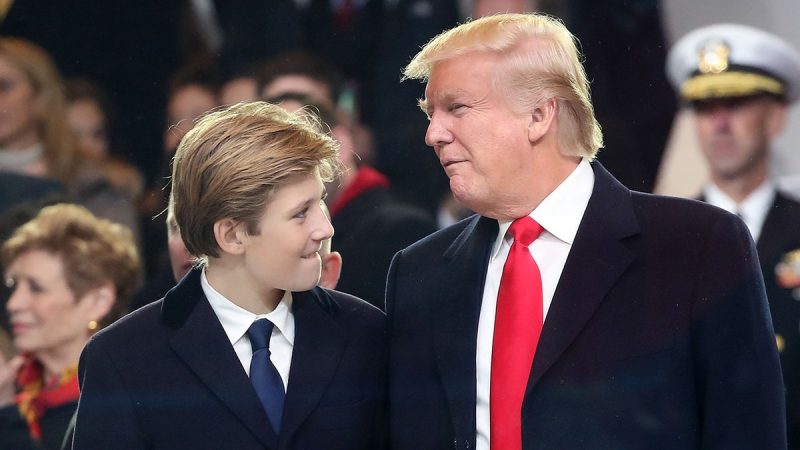  Trump says son Barron, 18, likes politics and gives him advice: ‘He’s a smart one’