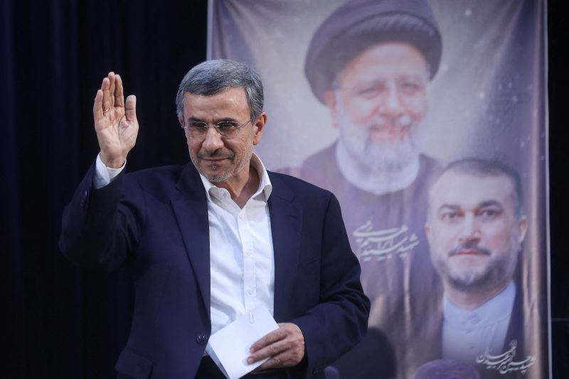  Iran’s ex-President Ahmadinejad to run in presidential election, state TV says