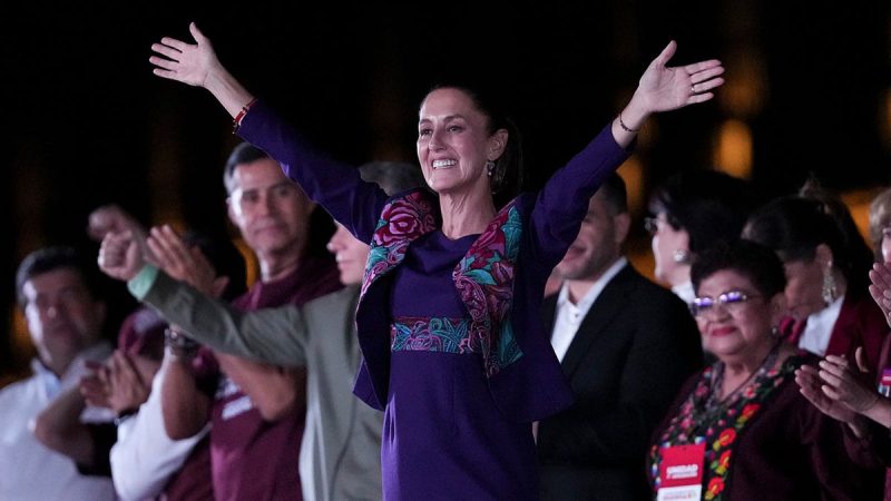  Claudia Sheinbaum elected as Mexico’s 1st female president