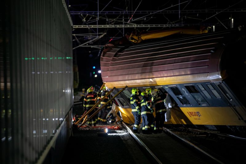  Train collision kills at least four in Czech Republic