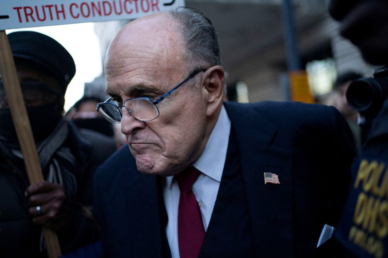  New York judge throws out Rudy Giuliani’s bankruptcy case