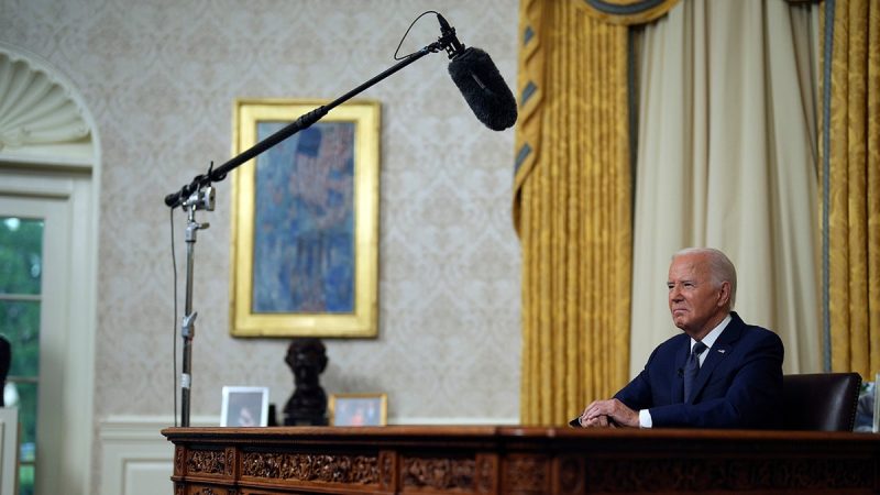  Biden says politics must never be ‘a literal battlefield’ or ‘killing field’ in post-Trump shooting address