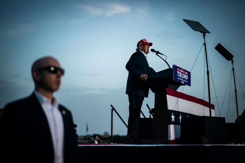  Trump reframes stump speech to include Harris as Democrats consider Biden’s future