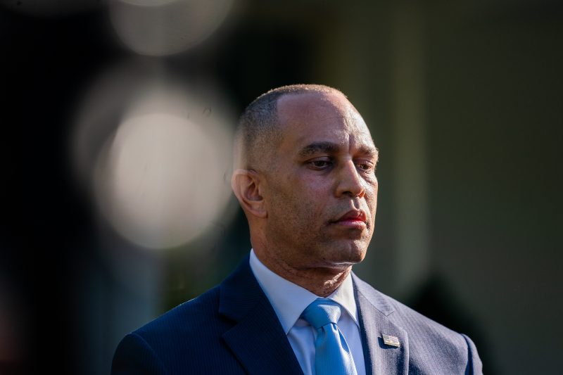  Jeffries seeks to stem House defections, for now, as Democrats panic over Biden