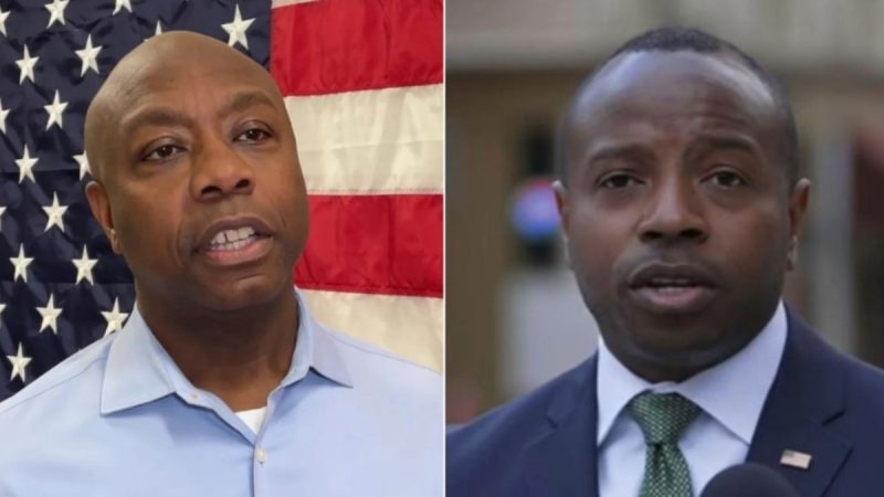  Tim Scott fires back after Milwaukee mayor says he doesn’t ‘buy’ the idea that Trump surging with Black voters