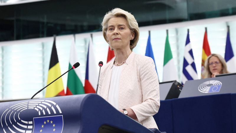  Ursula von der Leyen elected to second term as European Commission president