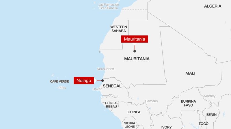  15 people dead, more than 195 missing after boat carrying migrants capsizes off Mauritania