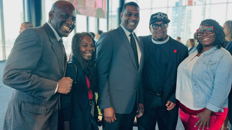  Biden Cabinet official poses for photo with one of Farrakhan’s ‘top soldiers’ at DNC