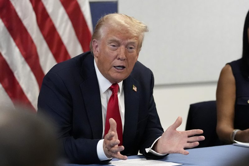  Trump to hold news conference as he looks to grab attention back from Harris