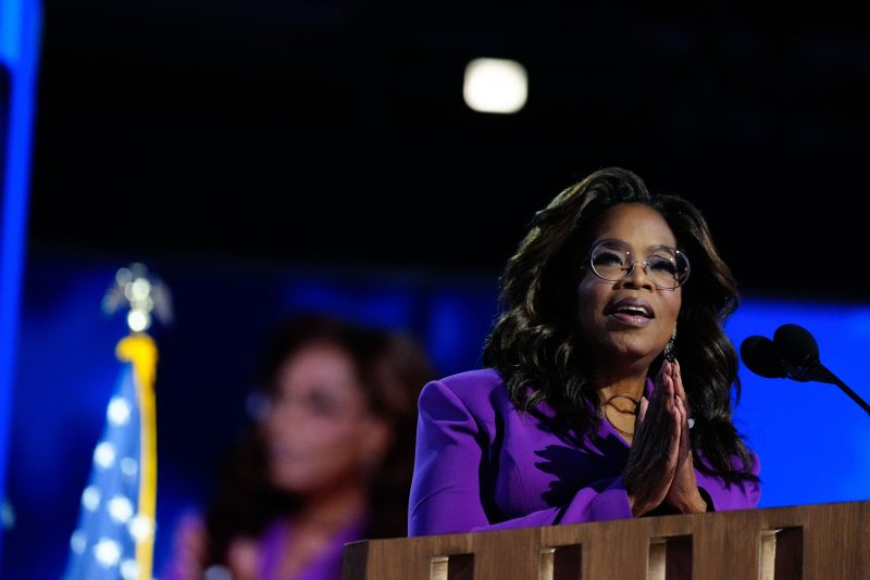  Oprah says in surprise DNC speech to choose ‘joy’ and vote Harris