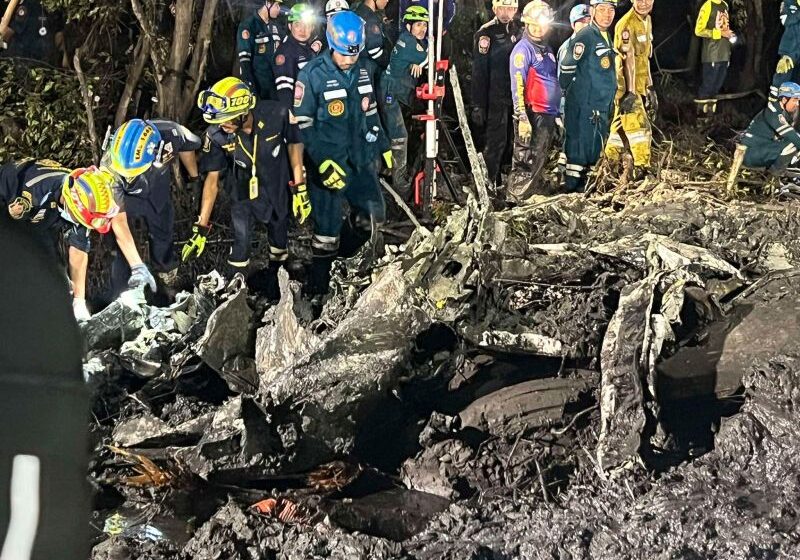  Plane carrying 9 people crashes near Thailand’s capital