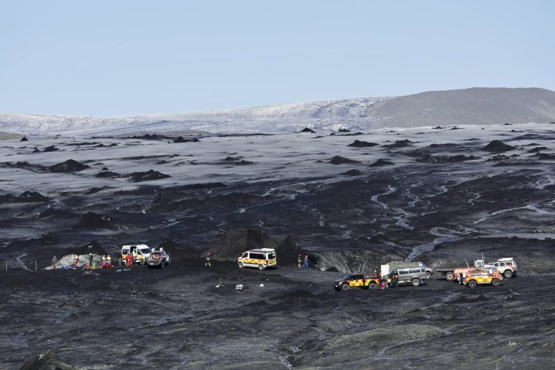  ‘It could have been us’: American father and daughter recall horror of Iceland cave collapse