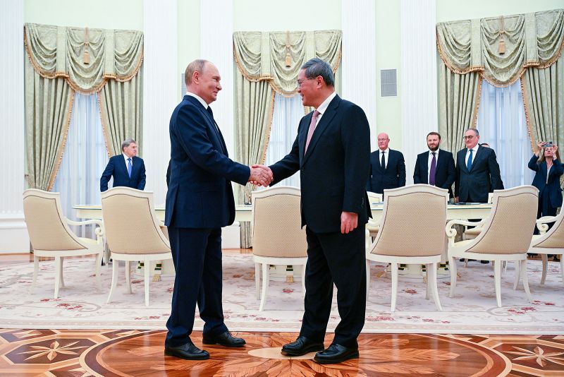  Russia’s Putin and China’s No. 2 official praise deepening ties as Ukraine war grinds on