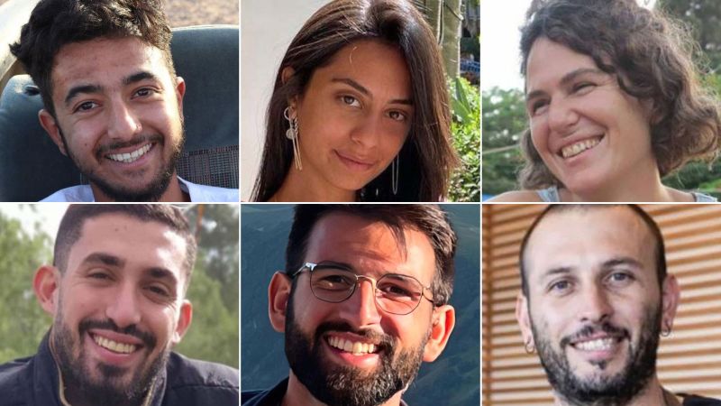  What we know about the six hostages who Israel says were killed by Hamas in Gaza