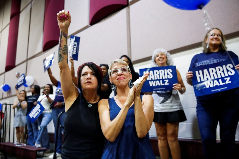  When voters consider gender, enthusiasm for Harris surges — among women